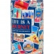 Legami kulacs, duplafalú rozsdamentes acél, 0,8 l, Life is a Journey ON THE GO
